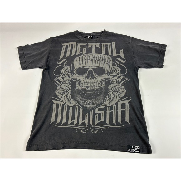 Metal Mulisha Other - Metal Mulisha Shirt Mens Size Medium Heavy Metal Black Graphics Skull Rock